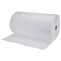 Rouleaux absorbants en fibres fines de calibre industriel, Lourd, 150' lo x 30" la, Absorption 70 gal. Les Fournitures Industrielles Méga