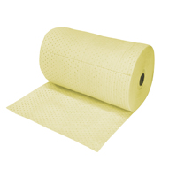 Rouleaux absorbants en fibres fines de calibre industriel, Lourd, 150' lo x 30" la, Absorption 70 gal. Les Fournitures Industrielles Méga