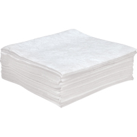 Feuilles absorbantes antistatiques de premi&egrave;re qualit&eacute;, Huile seulement, 30" x 30", 55 gal. d'absorption Les Fournitures Industrielles Méga