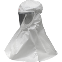 Cagoule &eacute;conomique Versaflo, Grand/Moyen, Coiffe souple, Bavette Simple Les Fournitures Industrielles Méga