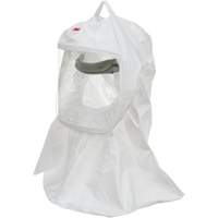 Cagoule Versaflo de haute durabilit&eacute; avec coiffe int&eacute;gr&eacute;e, Grand/Moyen, Coiffe souple, Bavette Simple Les Fournitures Industrielles Méga