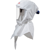 Cagoule de peintre Versaflo compl&egrave;te avec coiffe de premi&egrave;re qualit&eacute;, Universel, Coiffe souple, Bavette Double Les Fournitures Industrielles Méga