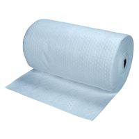 Rouleaux absorbants li&eacute;s bleus de premi&egrave;re qualit&eacute;, Lourd, 150' lo x 30" la, Absorption 50 gal. Les Fournitures Industrielles Méga