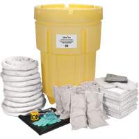 Premium Shop Spill Kit, Oil Only, Drum, 95 US gal. Absorbancy Les Fournitures Industrielles Méga