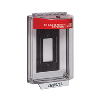 Universal Stopper&reg; Fire Alarm Covers, Enclosed flush back b Les Fournitures Industrielles Méga