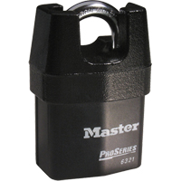 Cadenas prot&eacute;g&eacute; ProSeries, Noir, Cl&eacute;s diff&eacute;rentes, Acier lamin&eacute;, Largeur de 2-3/8" Les Fournitures Industrielles Méga