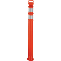 Ez-Grab Delineator Posts, 42" H, Orange Les Fournitures Industrielles Méga