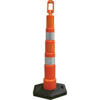 Grip N Go Trim Line Channelizers, 49" High, Orange Les Fournitures Industrielles Méga