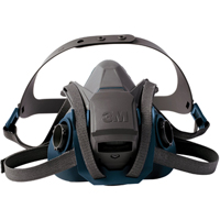 6500QL Series Half Facepiece Respirator With Quick-Latch Drop-Down Feature, Silicone, Large Les Fournitures Industrielles Méga