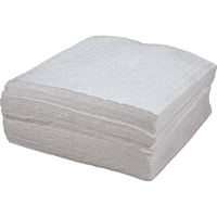 Premium Bonded Sorbent Pads, Oil Only, 15" x 18", 30 gal. Absorbancy Les Fournitures Industrielles Méga