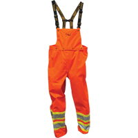 Safety Rainwear, Small, Polyester/PVC, Orange Les Fournitures Industrielles Méga