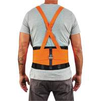 ProFlex 100HV Economy Spandex Hi-Vis Back Support Brace, Elastic, X-Small Les Fournitures Industrielles Méga