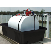 Unit&eacute; de confinement Poly-Tank 550 sans drain, 113" lo x 71" la x 32" h, 750 gal. US Capacit&eacute; Les Fournitures Industrielles Méga