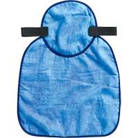Tampon et voile pour le cou refroidissants pour casque de s&eacute;curit&eacute; Chill-Its 6717CT, Bleu Les Fournitures Industrielles Méga
