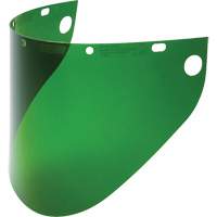 Fibre-Metal&reg; Extended View Faceshield Visor, Propionate, Green Tint Les Fournitures Industrielles Méga