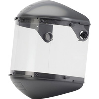 Fibre-Metal Dual 4" Crown High Performance Face Shield System, Propionate, Ratchet Suspension Les Fournitures Industrielles Méga