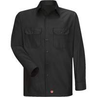Chemise &agrave; manches longues en tissu ind&eacute;chirable, Hommes, 3T-Grand, Noir Les Fournitures Industrielles Méga