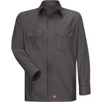 Chemise &agrave; manches longues en tissu ind&eacute;chirable, Hommes, 3T-Grand, Charbon Les Fournitures Industrielles Méga