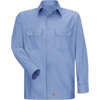 Chemise &agrave; manches longues en tissu ind&eacute;chirable, Hommes, 3T-Grand, Bleu Les Fournitures Industrielles Méga