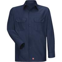 Chemise &agrave; manches longues en tissu ind&eacute;chirable, Hommes, 3T-Grand, Bleu marin Les Fournitures Industrielles Méga