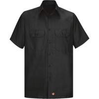 Chemise &agrave; manches courtes en tissu ind&eacute;chirable, Hommes, Grand (grande taille), Noir Les Fournitures Industrielles Méga