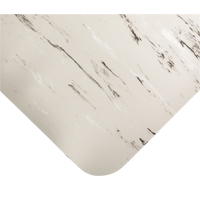 Tile-Top Select Anti-Microbial Mats No.494, Smooth, 4' x 10' x 7/8", Grey, PVC Les Fournitures Industrielles Méga
