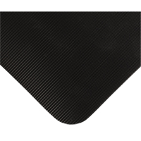 Double Duty Switchboard Mats No.720, Corrugated, 3' x 10' x 5/8", Black, PVC Les Fournitures Industrielles Méga