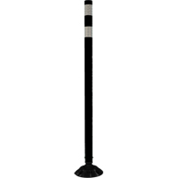 Impact Resistant Delineator, 36" H, Black Les Fournitures Industrielles Méga