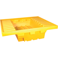 Contenant de confinement Ultra-Rack Sump, 51,5'' lo x 51,5'' la x 12" ha, 66 gal. US Capacit&eacute; Les Fournitures Industrielles Méga