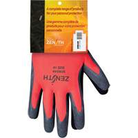 Gants enduits de latex de caoutchouc naturel, 10, R&ecirc;vetement Latex de caoutchouc, Calibre 13, Enveloppe en Polyester Les Fournitures Industrielles Méga