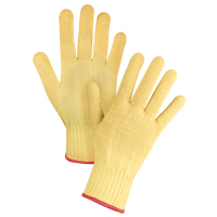 Gants tricot&eacute;s sans couture, Taille Petit/7, Calibre 7, Enveloppe en Kevlar, ASTM ANSI niveau A2/EN 388 niveau 3 Les Fournitures Industrielles Méga