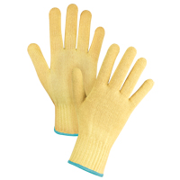 Gants tricot&eacute;s sans couture, Taille T-Grand/10, Calibre 7, Enveloppe en Kevlar, ASTM ANSI niveau A2/EN 388 niveau 3 Les Fournitures Industrielles Méga