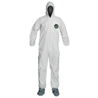 ProShield&reg; 50 Coveralls, Small, White, Microporous Les Fournitures Industrielles Méga