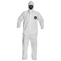 ProShield&reg; 50 Coveralls, Small, White, Microporous Les Fournitures Industrielles Méga