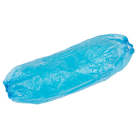 Disposable Sleeves, 18" long, Polyethylene, Blue Les Fournitures Industrielles Méga