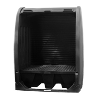 Abris de confinement des d&eacute;versements sans drain, 61" lo x 37,25" la x 72,75" h, Capacit&eacute; de charge 1000 lb Les Fournitures Industrielles Méga