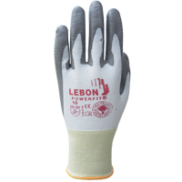Lebon PowerFit&reg; Cut Resistant Gloves, Size X-Small/6, 13 Gauge, Polyurethane Coated, Polyethylene Shell, ASTM ANSI Level A2/EN 388 Level B Les Fournitures Industrielles Méga