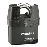 Cadenas prot&eacute;g&eacute; ProSeries, Noir, Cl&eacute;s diff&eacute;rentes, Acier lamin&eacute;, Largeur de 2-5/8" Les Fournitures Industrielles Méga