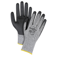 Gants &eacute;lastiques sans coutures r&eacute;sistants &agrave; la coupe, Taille Petit/7, Calibre 13, Rev&ecirc;tement Polyur&eacute;thane, Enveloppe en PEHP, ANSI/ISEA 105 niveau 2/EN 388 niveau 3 Les Fournitures Industrielles Méga