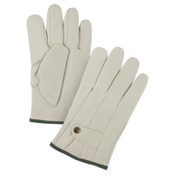 Premium Ropers Gloves, Medium, Grain Cowhide Palm Les Fournitures Industrielles Méga