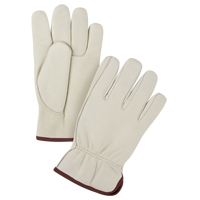 Premium Driver's Gloves, Large, Grain Cowhide Palm Les Fournitures Industrielles Méga