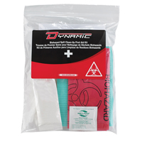 Trousse de premiers soins pour nettoyage de biorisques Dynamic, Dispositif m&eacute;dical Classe 1, Sac en plastique refermable Les Fournitures Industrielles Méga