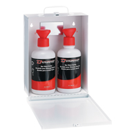 Douche oculaire avec bouteilles vides Dynamic, Double Les Fournitures Industrielles Méga