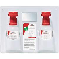 Douche oculaire &agrave; utilisation unique avec solution isotonique Dynamic, Double Les Fournitures Industrielles Méga