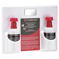Douche oculaire &agrave; utilisation unique avec solution isotonique Dynamic, Double Les Fournitures Industrielles Méga