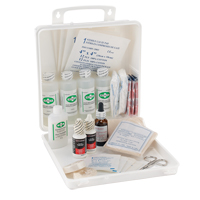Trousse de premiers soins des brûlures pour soudeurs Dynamic, Dispositif m&eacute;dical Classe 1, Boîte en plastique Les Fournitures Industrielles Méga
