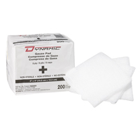 Dynamic Gauze Sponge, Pad, 4" L x 4" W, Medical Device Class 1 Les Fournitures Industrielles Méga