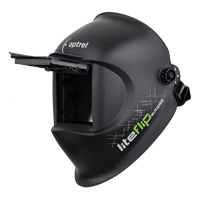 Liteflip Autopilot Welding Helmet, 3.94" L x 1.97" W View Area, 1/5/5 - 14 Shade Range, Black Les Fournitures Industrielles Méga