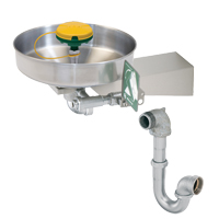 Axion&reg; Eye/Face Wash Station, Wall-Mount Installation, Stainless Steel Bowl Les Fournitures Industrielles Méga