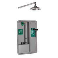 ADA Eye/Face Wash and Shower, Ceiling-Mount Les Fournitures Industrielles Méga